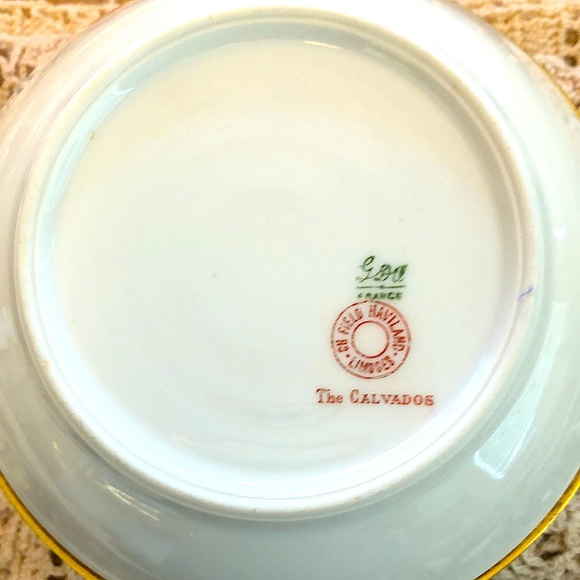 EUC- Lot of 4 Rare GDA France Haviland Limoges Calvados Berry Bowls - Picture 4 of 8